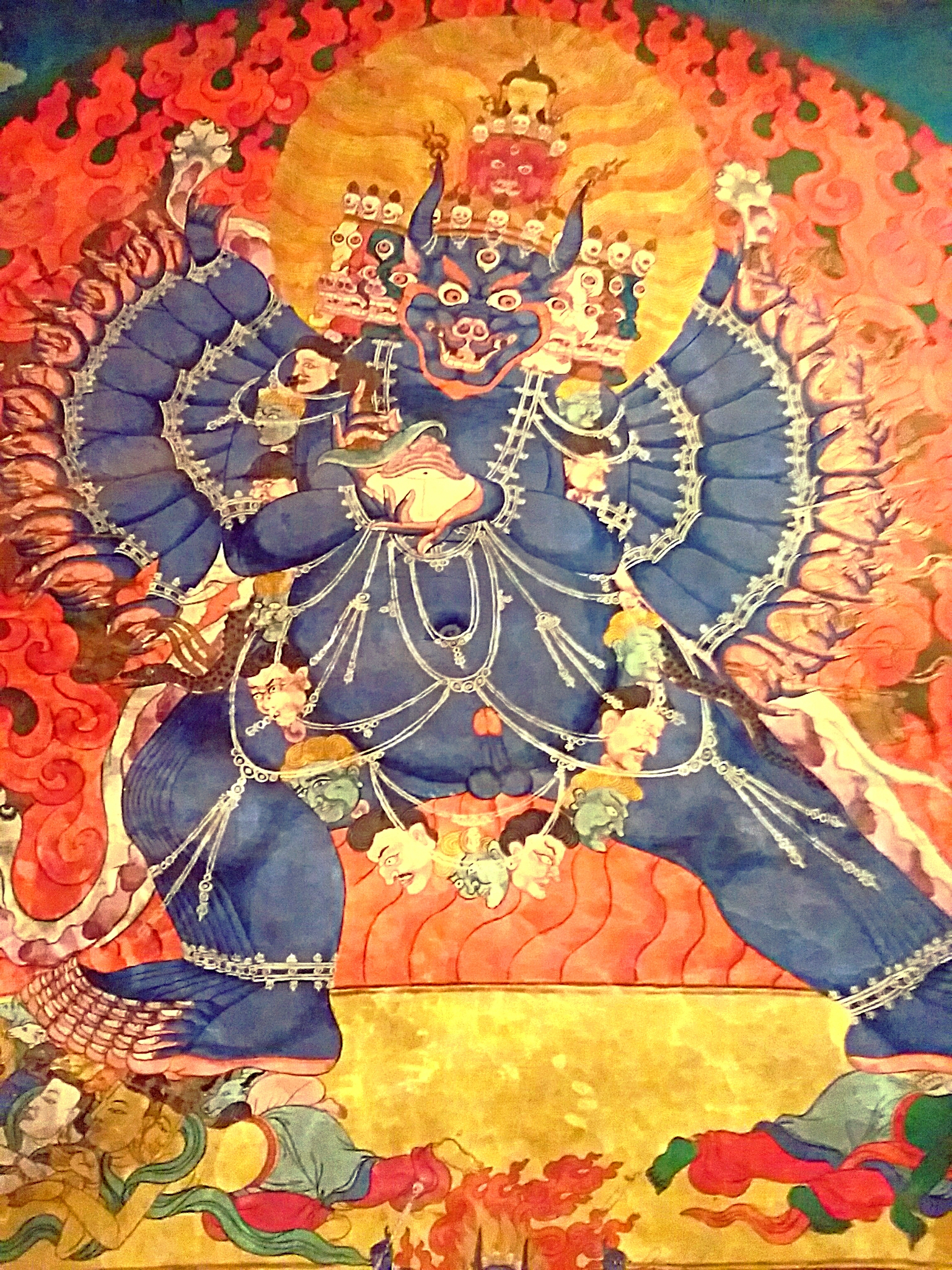 これが文殊菩薩の化身なのか！？チベットの異形の仏ヤマーンタカ伝説