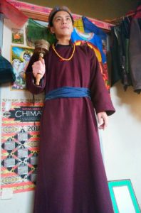 【週末限定値下げ】ラダック民族衣装　ワンピースコート　ウール