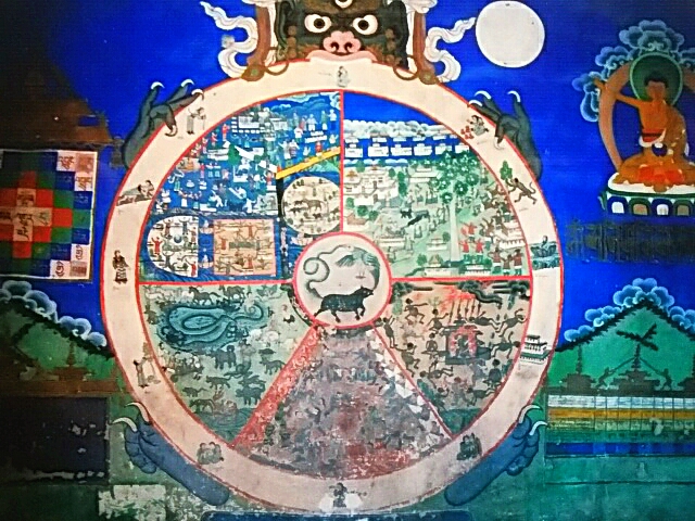 【解説】チベットの六道輪廻図～死後に転生する狂気の世界とは？