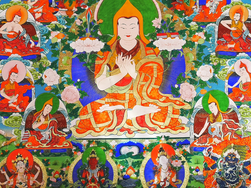 チベット仏教美術を見に行こう！魅惑の壁画散策のススメ│漫画仏画絵師